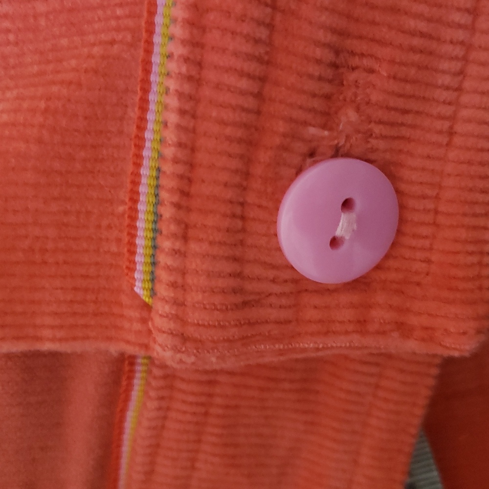 Boden Orange/Salmon Corduroy Skirt Size 12 - Picture 8 of 10